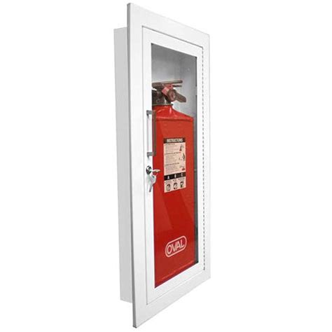 activar steel white painted fire-rated fire extinguisher cabinet|Ambassador Series – Steel Fire Extinguisher Cabinet .